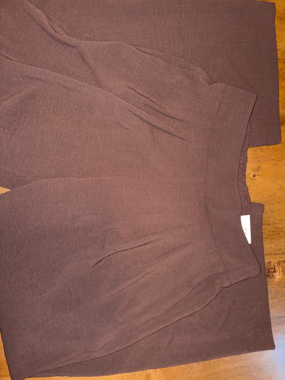 Nine West Mole Brown High Rise Wide Leg Pants